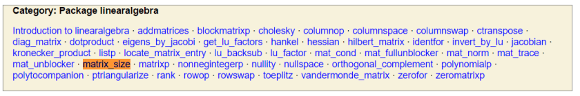 linearalgebrapackage